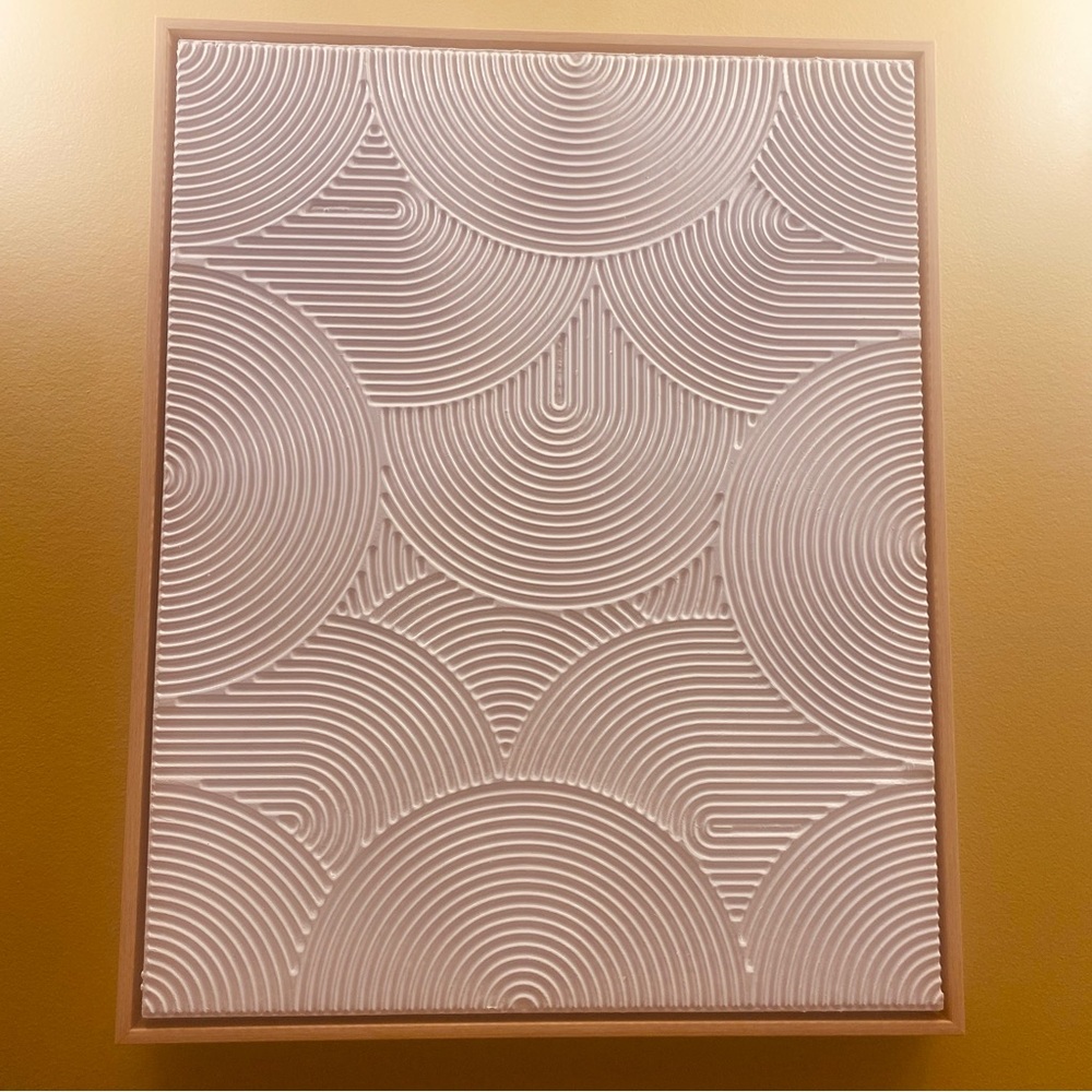 Abstract Beige Wall Art Decor